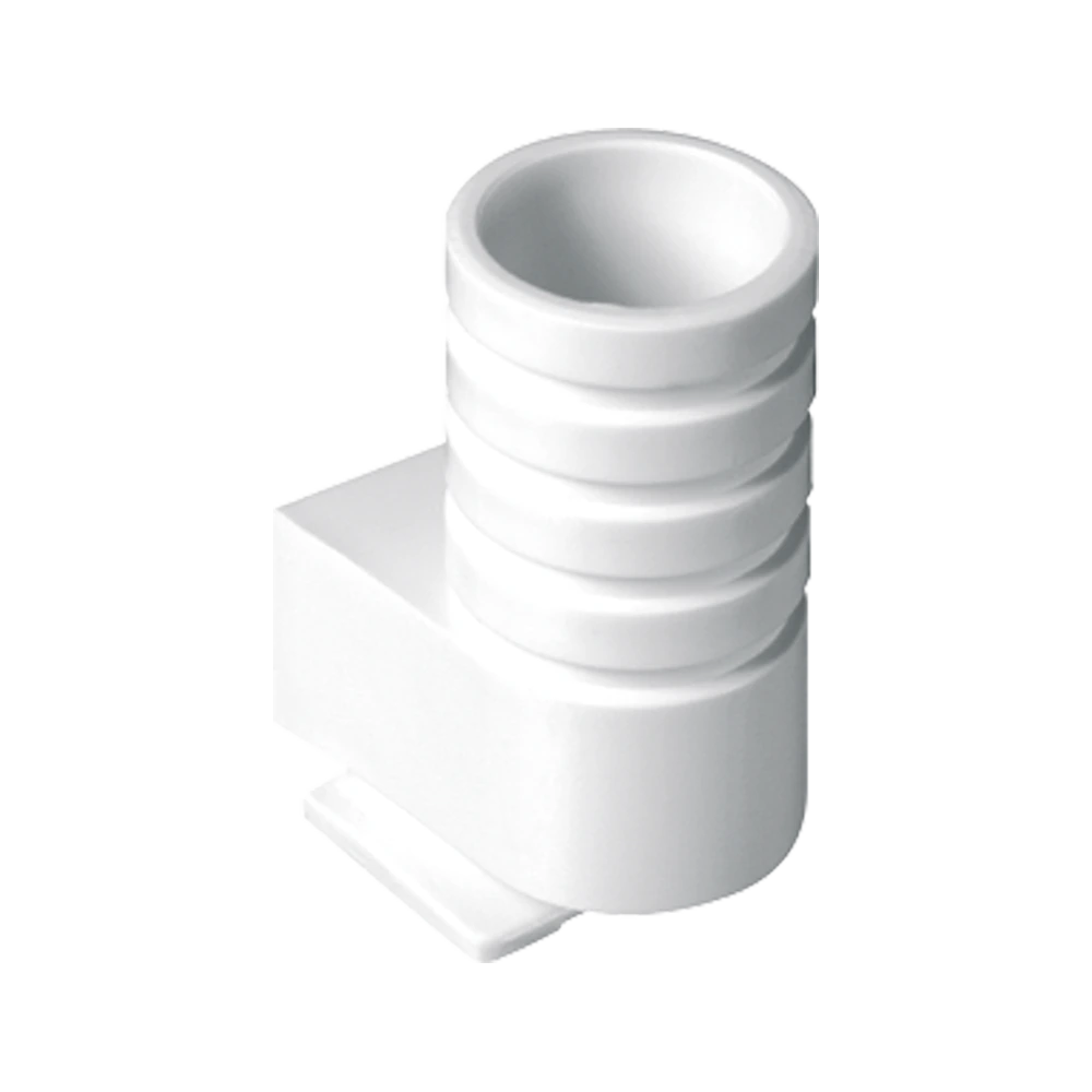 Inlets for cables, pipes and trunkings in surface caps — JUNG Mechanisms, Alpine White, art. 13WW