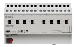 Актуатор коммутирующий, 8 групп · для шинных модулей KNX