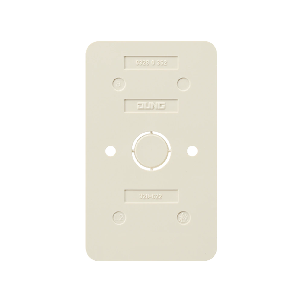 Ground plate — JUNG AP 600, Ivory, art. 328-622