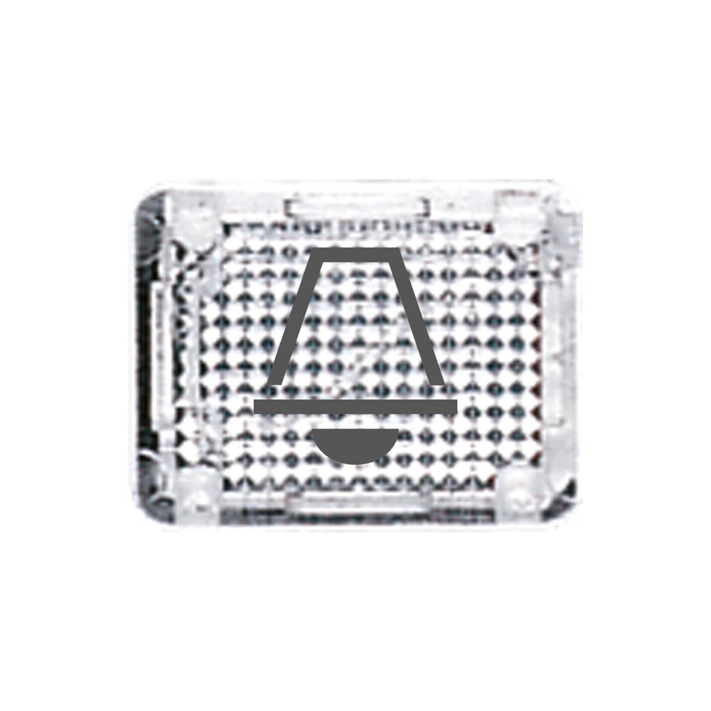 Lens, translucent, символ "звонок", WG 800, transparent — JUNG WG 800, Слоновая кость, арт. 33KLARK