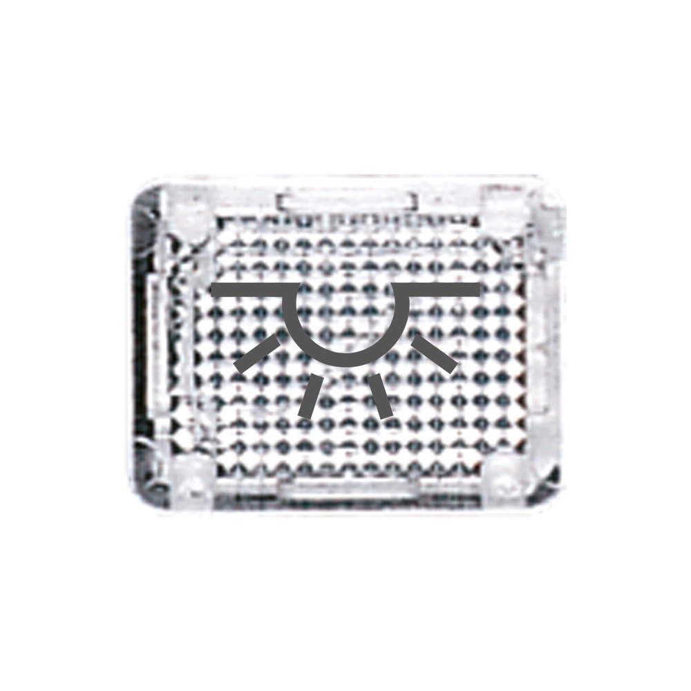 Lens, translucent, символ "свет", WG 800, transparent — JUNG WG 800, Слоновая кость, арт. 33KLARL
