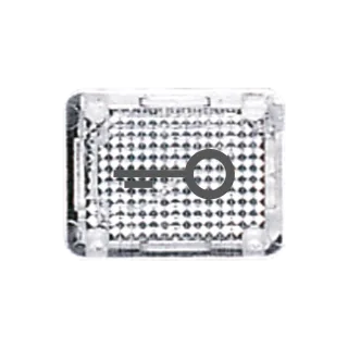 Lens, translucent, символ "ключ", WG 800, transparent