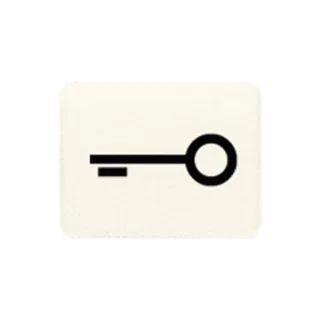 Lens with symbol, opaque
