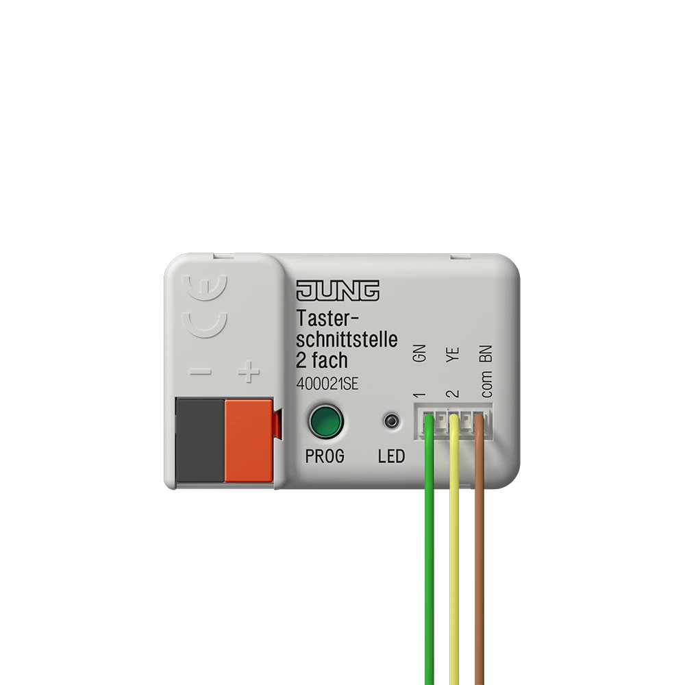 Push-button interface, 2-gang — JUNG Mechanisms, Ivory, art. 400021SE