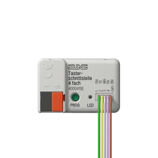 Интерфейс кнопок, 4 группы · для шинных модулей KNX