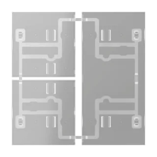 защёлкиваются на F 40-модулях 3 группы. арт.: . 4293 1ST, 4093 TSEM, 4073 RF TSM, 4236 TSM, 4008 TSM, FM 4003 M. Термопласт (ударопрочный) с глянцевым покрытием · для шинных модулей KNX