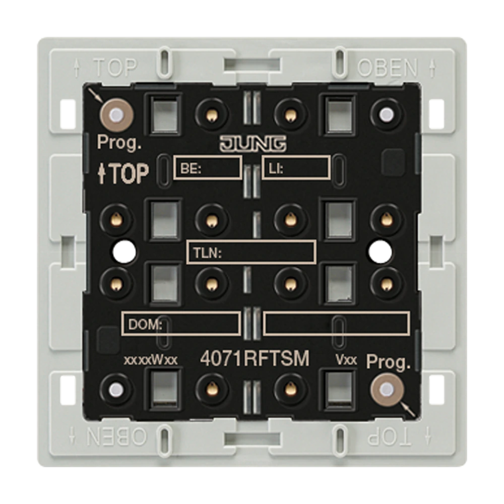 KNX RF radio transmitter module 1-gang — JUNG Mechanisms, Ivory, art. 4071RFTSM
