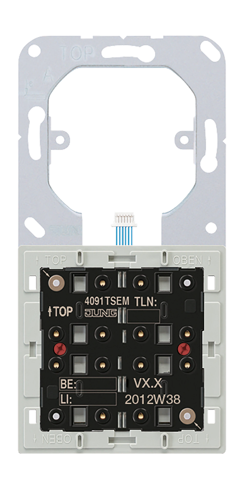 Push-button extension module — JUNG Mechanisms, Ivory, art. 4091TSEM