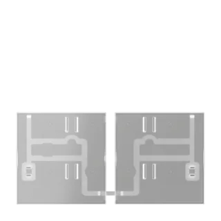 Transparent cover kit for room controller display module