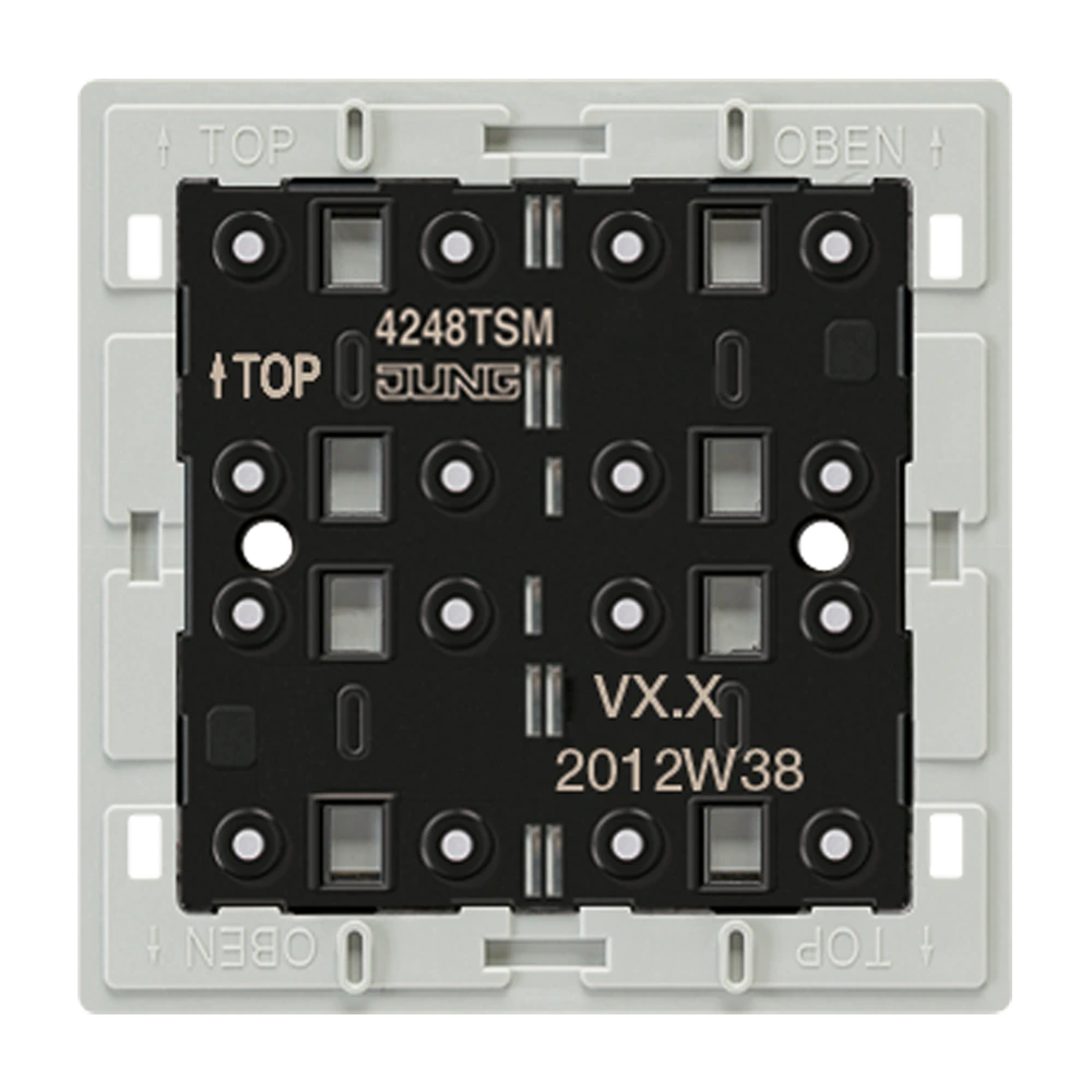 Push-button module 24 V AC/DC — JUNG Mechanisms, Ivory, art. 4248TSM