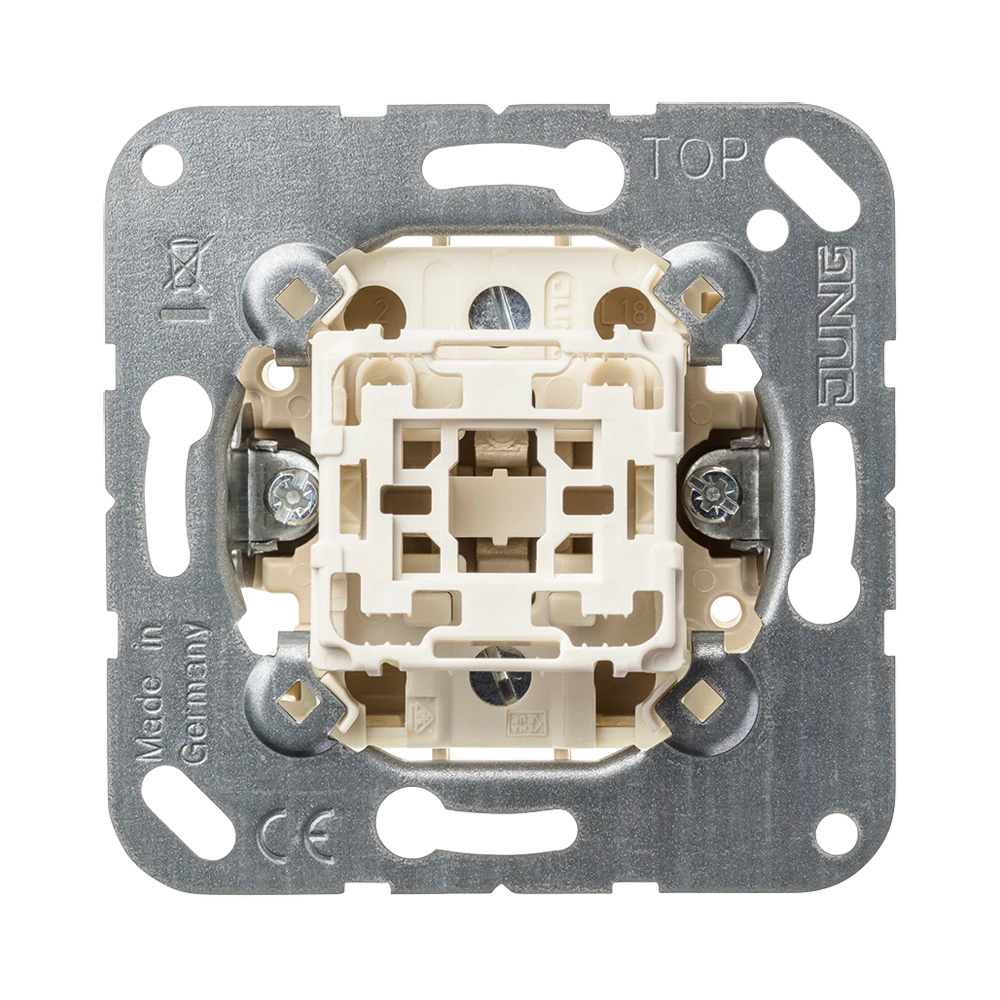 1-gang switch (insert), 1-pole, 1-way — JUNG Mechanisms, Ivory, art. 501-20U