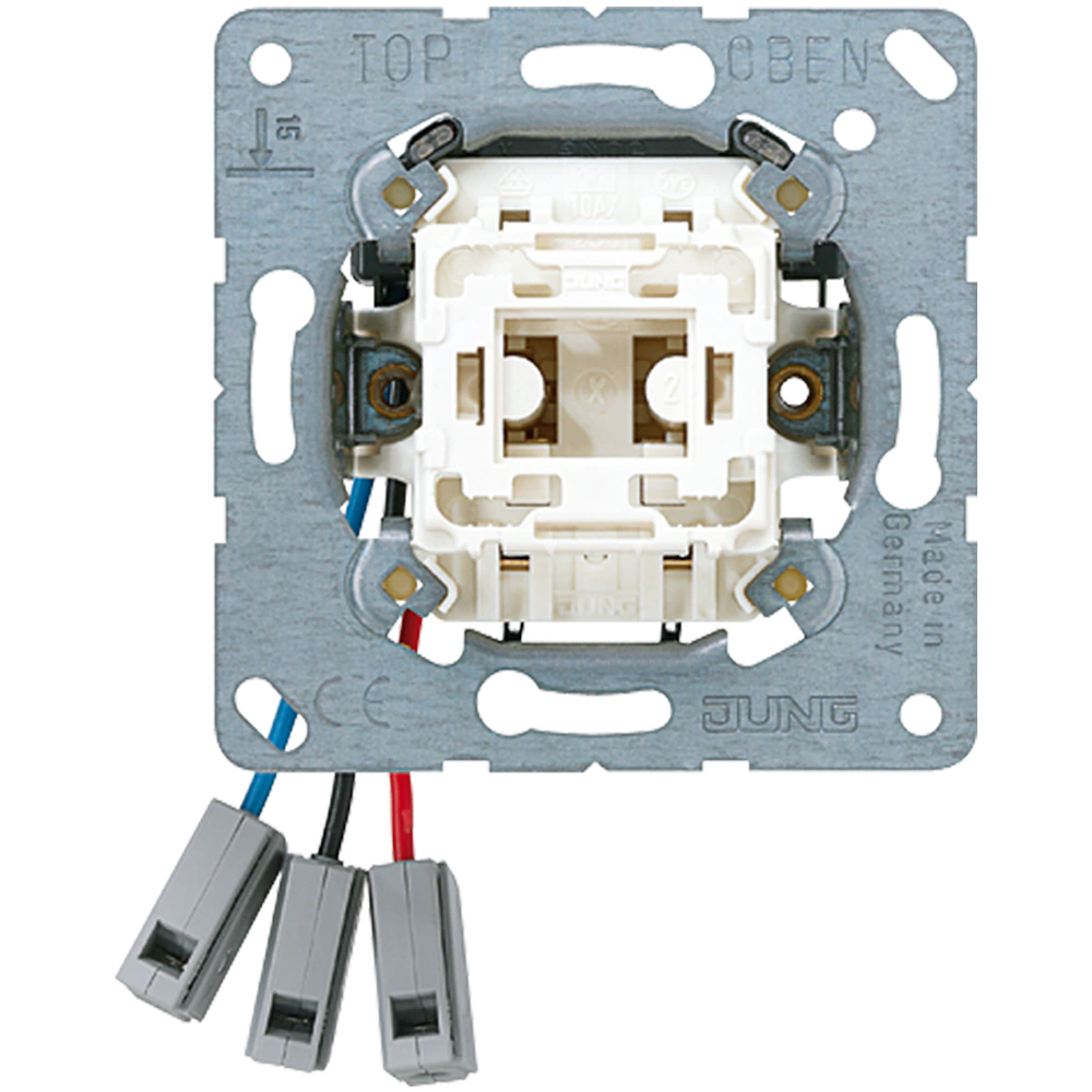 Hotel push-button 24 V (insert), corridor unit — JUNG Mechanisms, Ivory, art. 531KO5EUM24