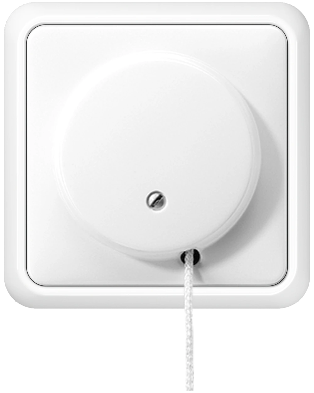 2-way pull cord switch — JUNG Mechanisms, Alpine White, art. 5506ZUWW