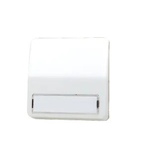 1-gang rocker for switch and push-button with inscription field