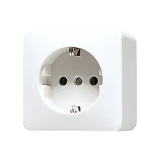 SCHUKO® socket, 47 mm high · screwless terminals