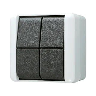 Выключатель сдвоенный IP44