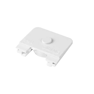 Cable inlet, 1 closed inlet with cut-out for connecting piece, WG 800, grey