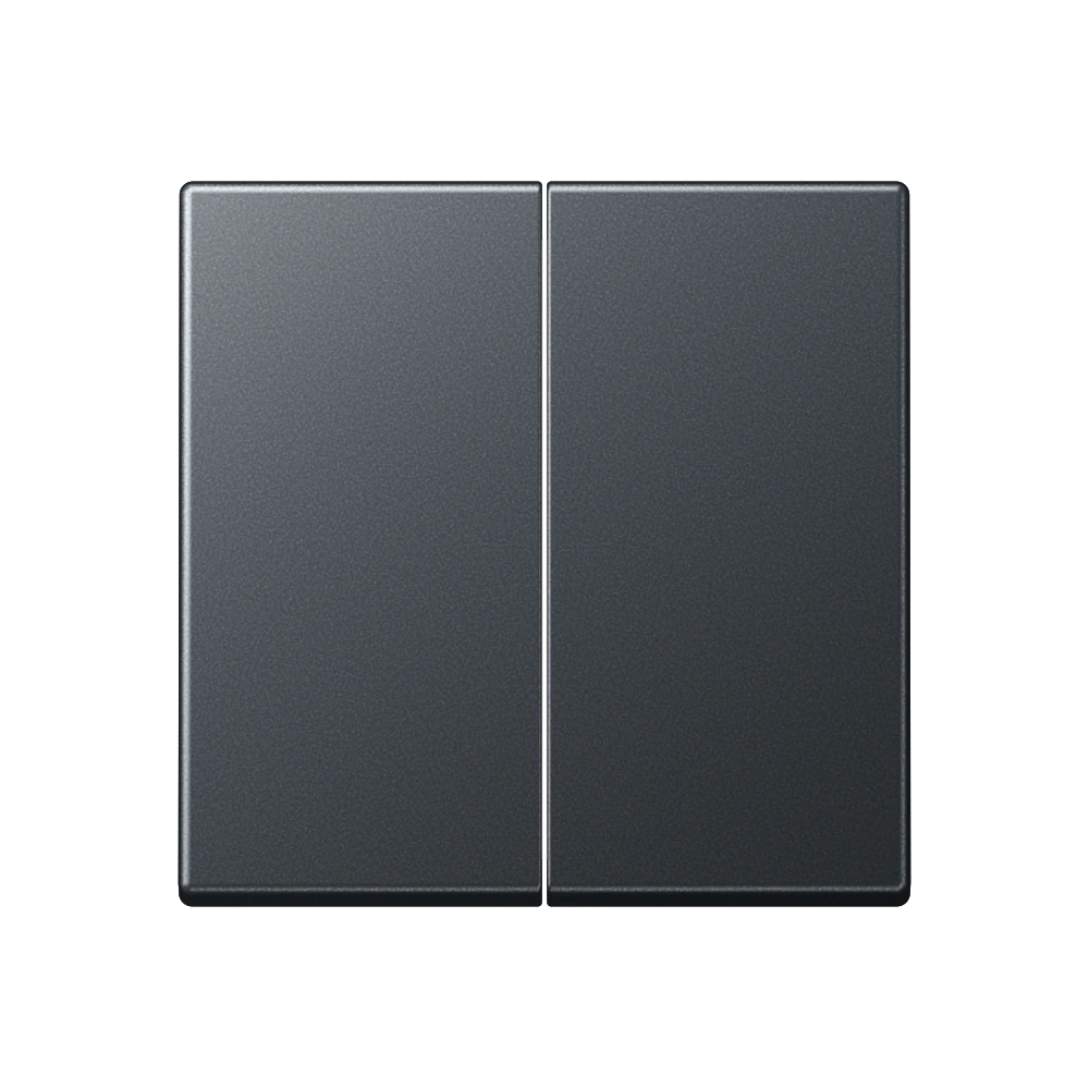 Rocker for KNX push-button 2-gang — JUNG A 550, Matt Anthracite, art. A102BFANM