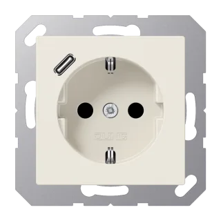SCHUKO-розетка · защита от детей · пружинные зажимы · USB-зарядка