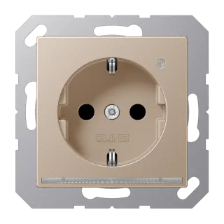 SCHUKO®-розетка с ориентационной светодиодной подсветкой