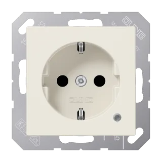 SCHUKO®-розетка 16 A / 250 B ~ · защита от детей · пружинные зажимы · с подсветкой