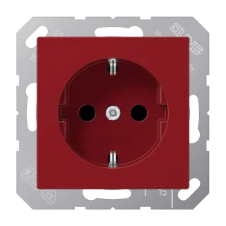 SCHUKO® socket with contact protection · child protection · screw terminals