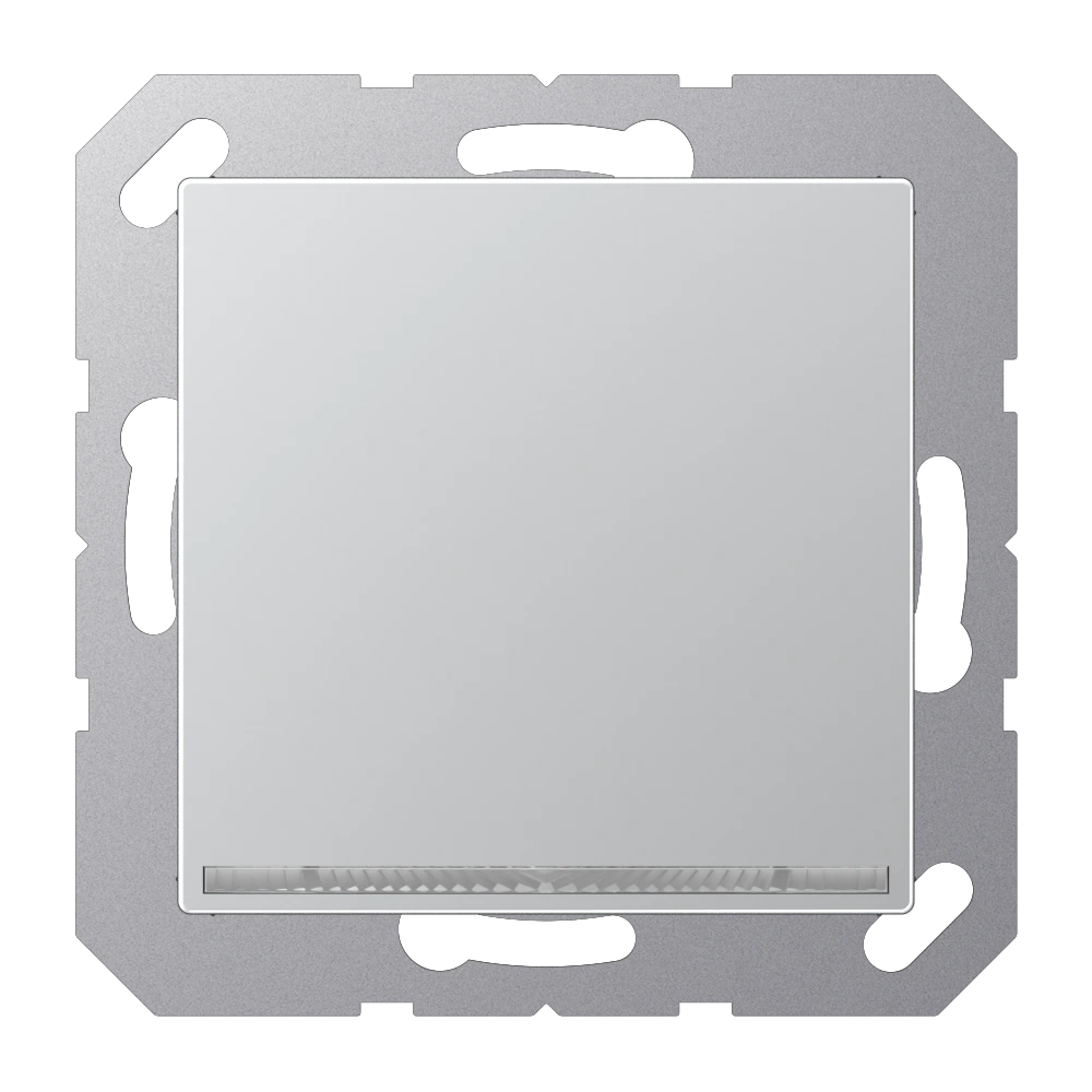 LED floor pilot light — JUNG A 550, Aluminium, art. A1539-OOALLNW
