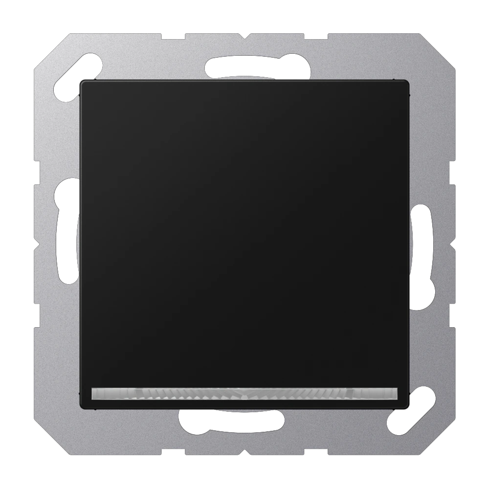 LED floor pilot light — JUNG A 550, Matt Black, art. A1539-OOSWMLNW