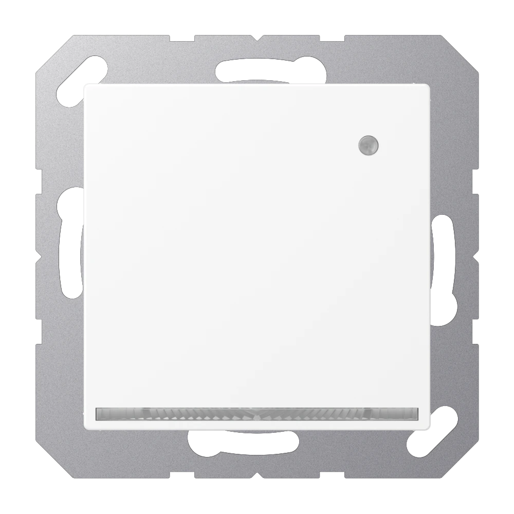 LED floor pilot light — JUNG A 550, Matt White, art. A1539-OWWMLNW