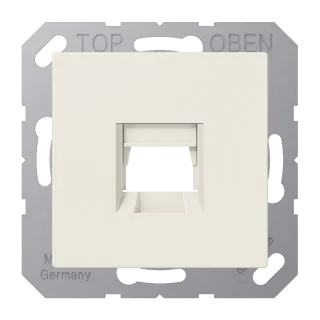 Centre plate for modular jack sockets · RJ45 / data · Cat.6A