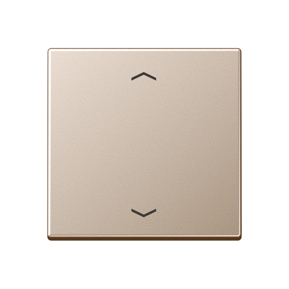 LB Management push-button 1-gang with arrow symbols — JUNG A 550, Champagne, art. A1700PCH