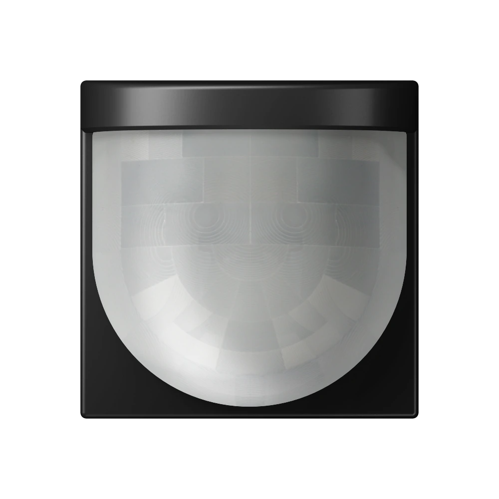 LB Management motion detector 2.2 m — JUNG A 550, Matt Black, art. A17280SWM