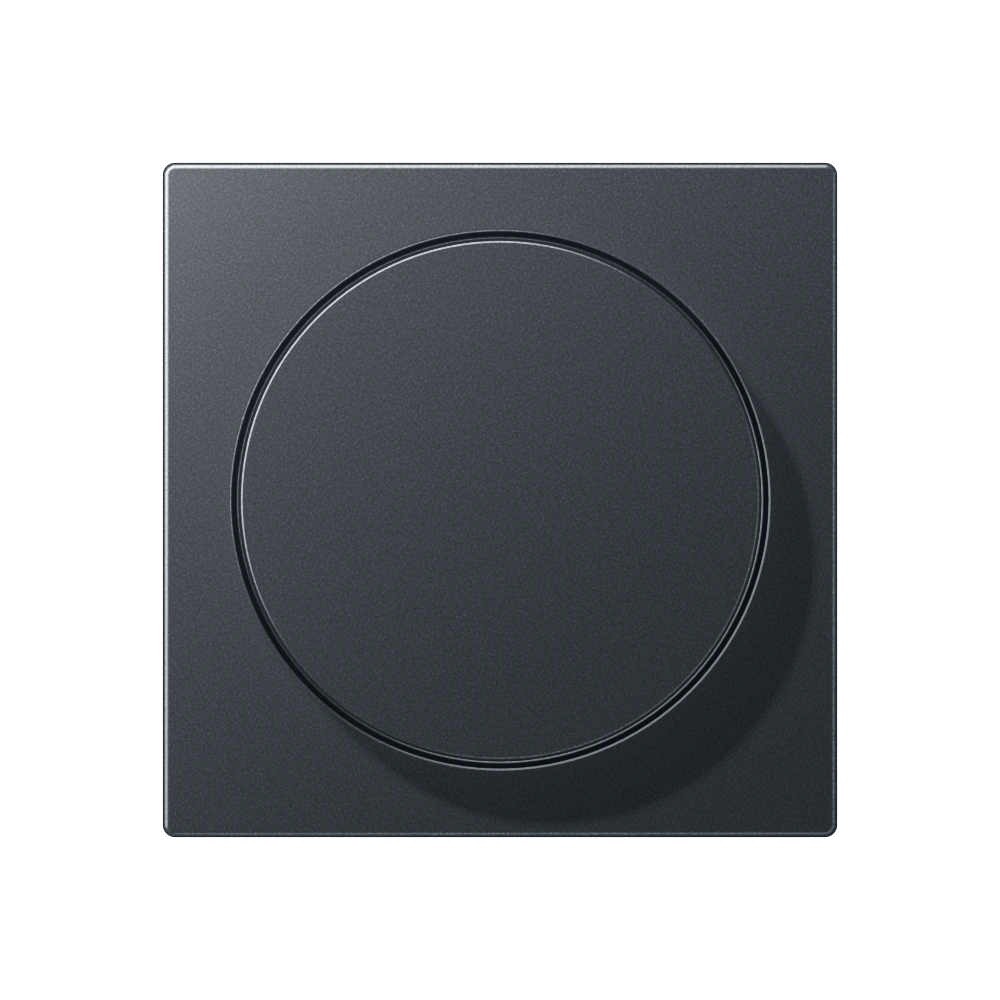 Centre plate with knob — JUNG A 550, Matt Anthracite, art. A1740BFANM