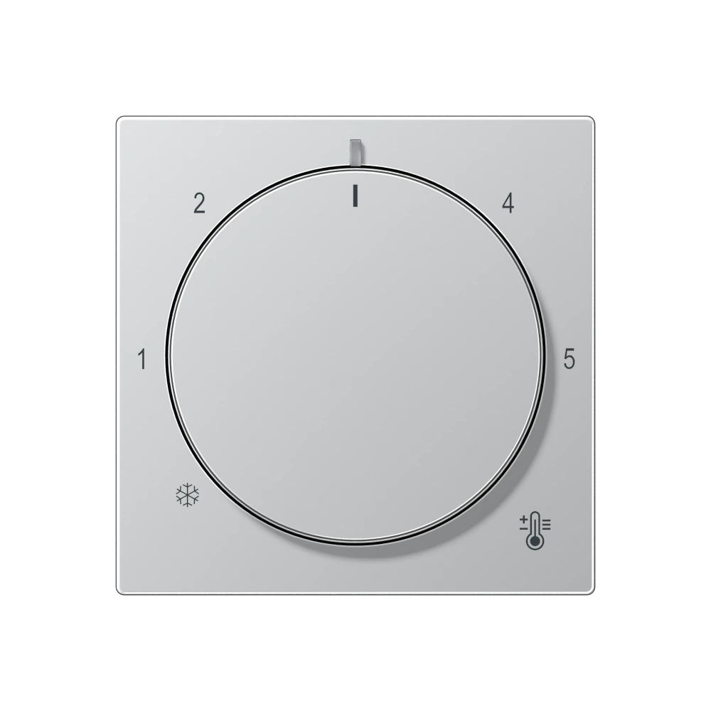 Centre plate for thermostat — JUNG A 550, Aluminium, art. A1749BFAL
