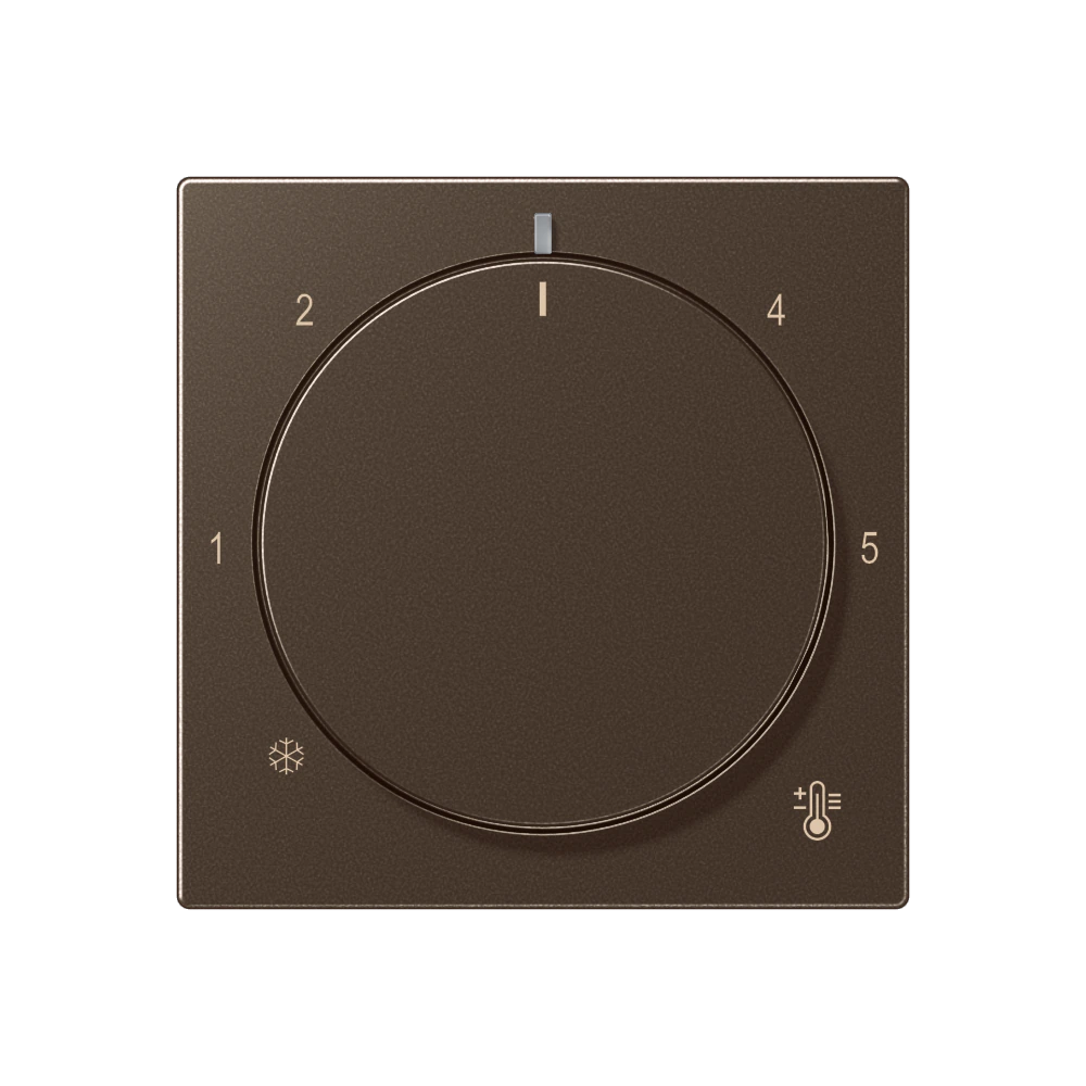Centre plate for thermostat — JUNG A 550, Mocha, art. A1749BFMO