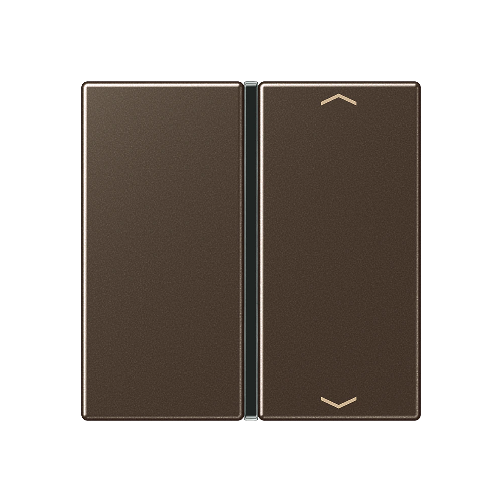 Cover 1-gang with symbols — JUNG A 550, Mocha, art. A401TSAPMO