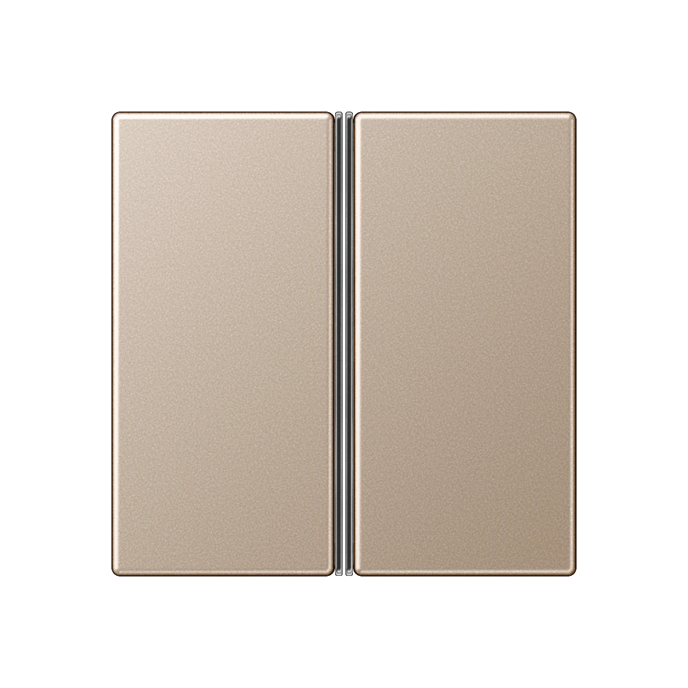 Cover kit 2-gang, complete — JUNG A 550, Champagne, art. A402TSACH