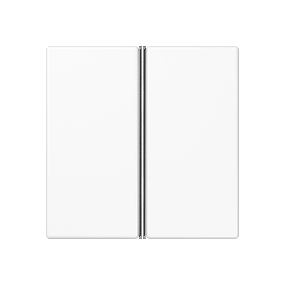 Cover kit 2-gang, complete — JUNG A 550, White, art. A402TSAWW