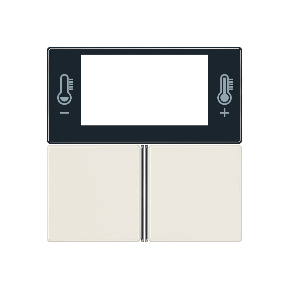 Cover kit for room controller display module, complete — JUNG A 550, _, art. A4093TSA