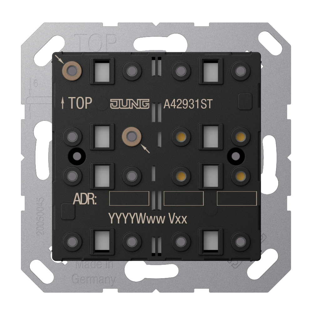 Universal push-button module 3-gang — JUNG A 550, _, art. A42931ST