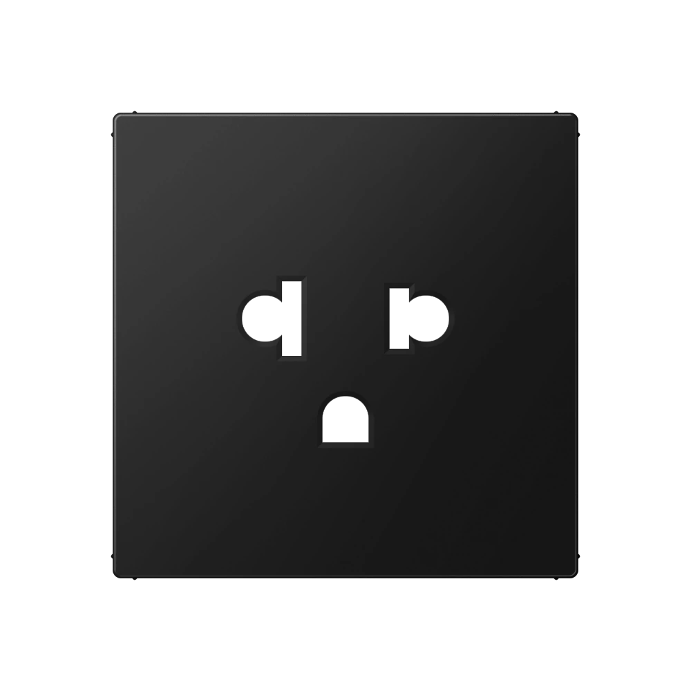 centre plate — JUNG A 550, Matt Black, art. A521ABCBFSWMPL
