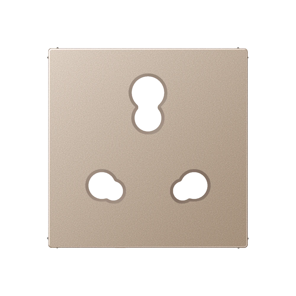 Centre plate for socket insert, Indian system — JUNG A 550, Champagne, art. A521INCHPL