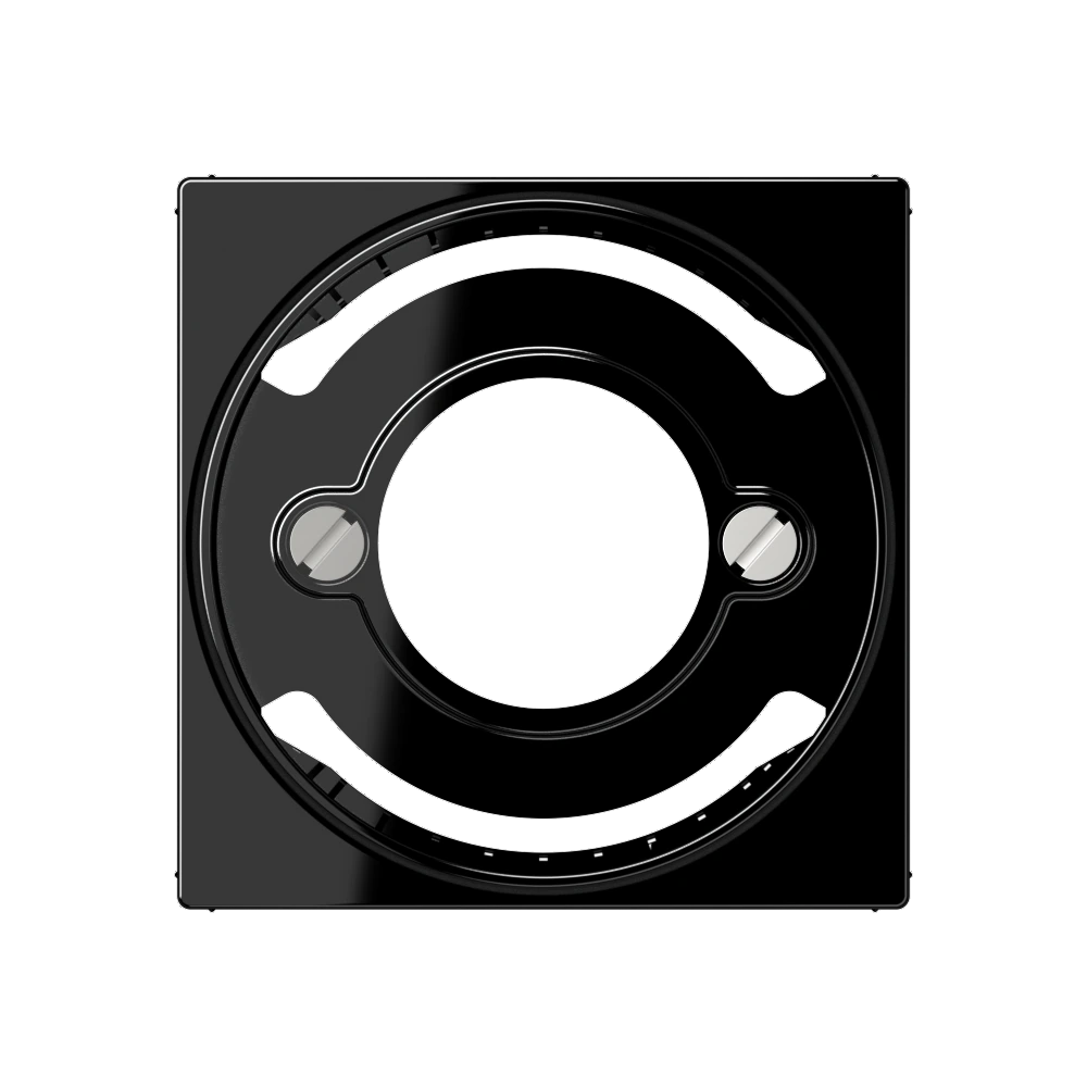 Centre plate for pilot light — JUNG A 550, Black, art. A537BFPLSW