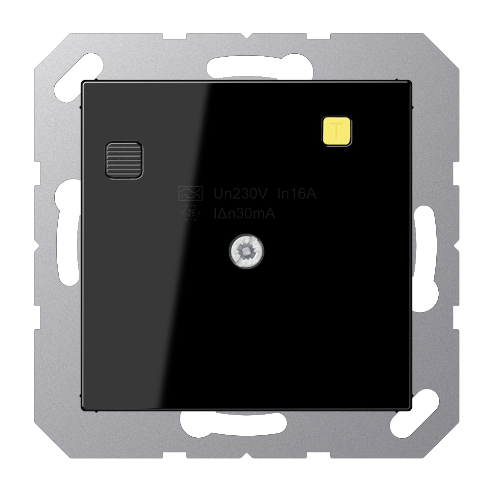 RCD (residual current device) 30 mA — JUNG A 550, Black, art. A5530FIBSW