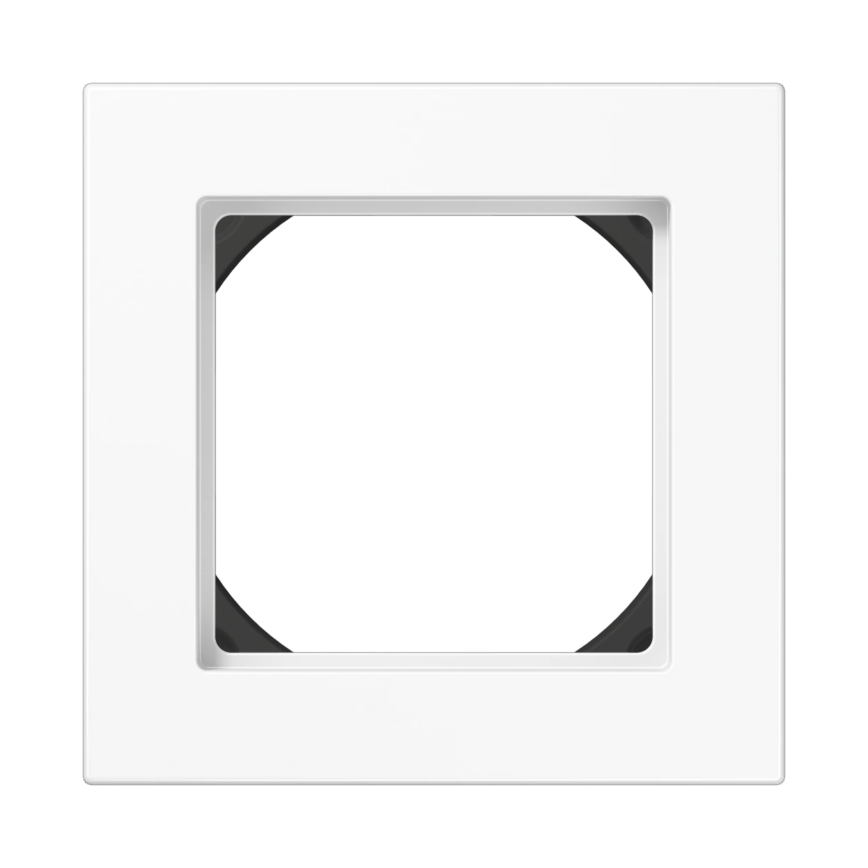 Frame 28 mm height above surface — JUNG A 550, White, art. A5581HBFWW
