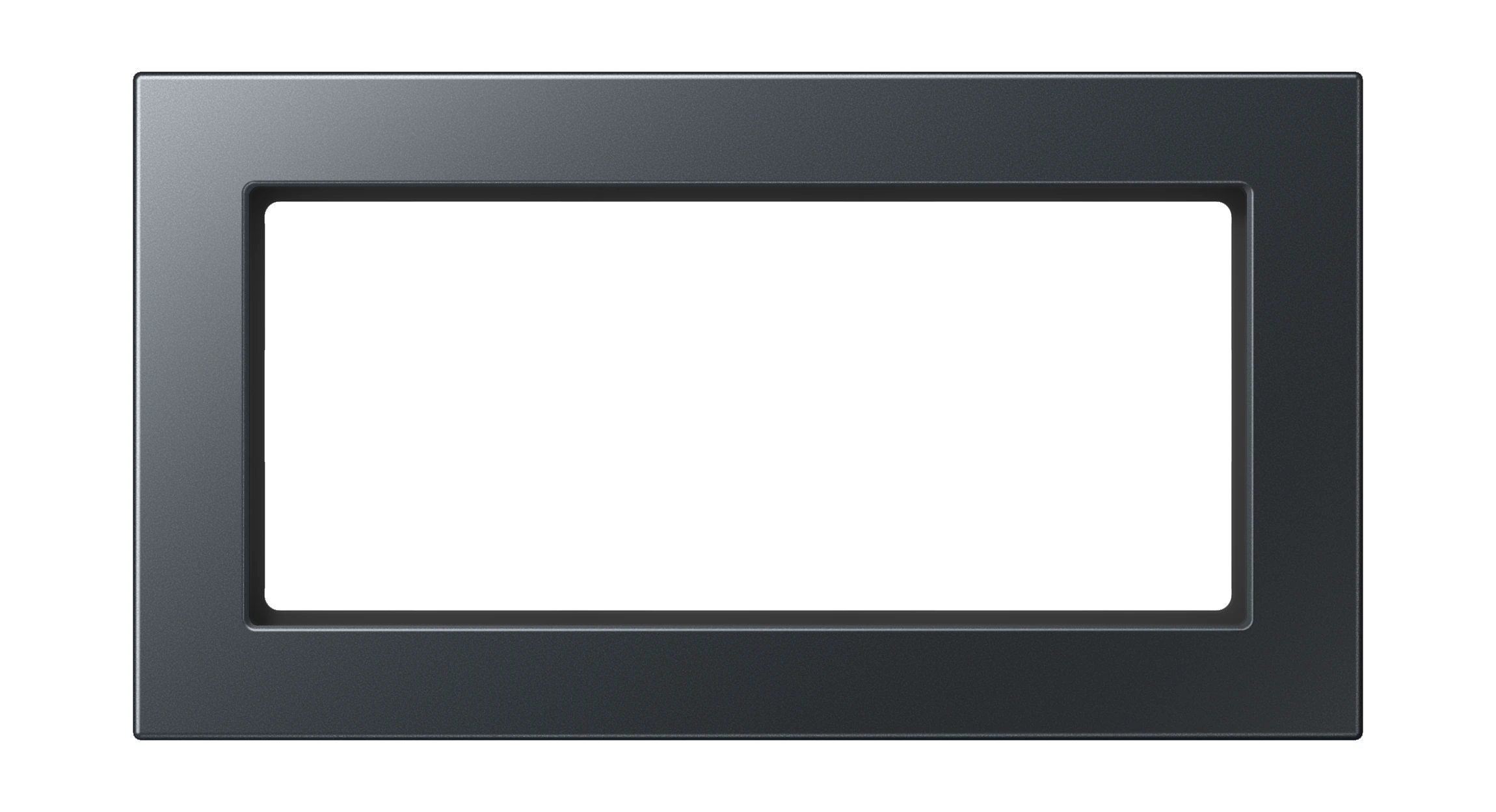 2-gang frame A550, ex crossbar — JUNG A 550, Matt Anthracite, art. A5582-0BFANM