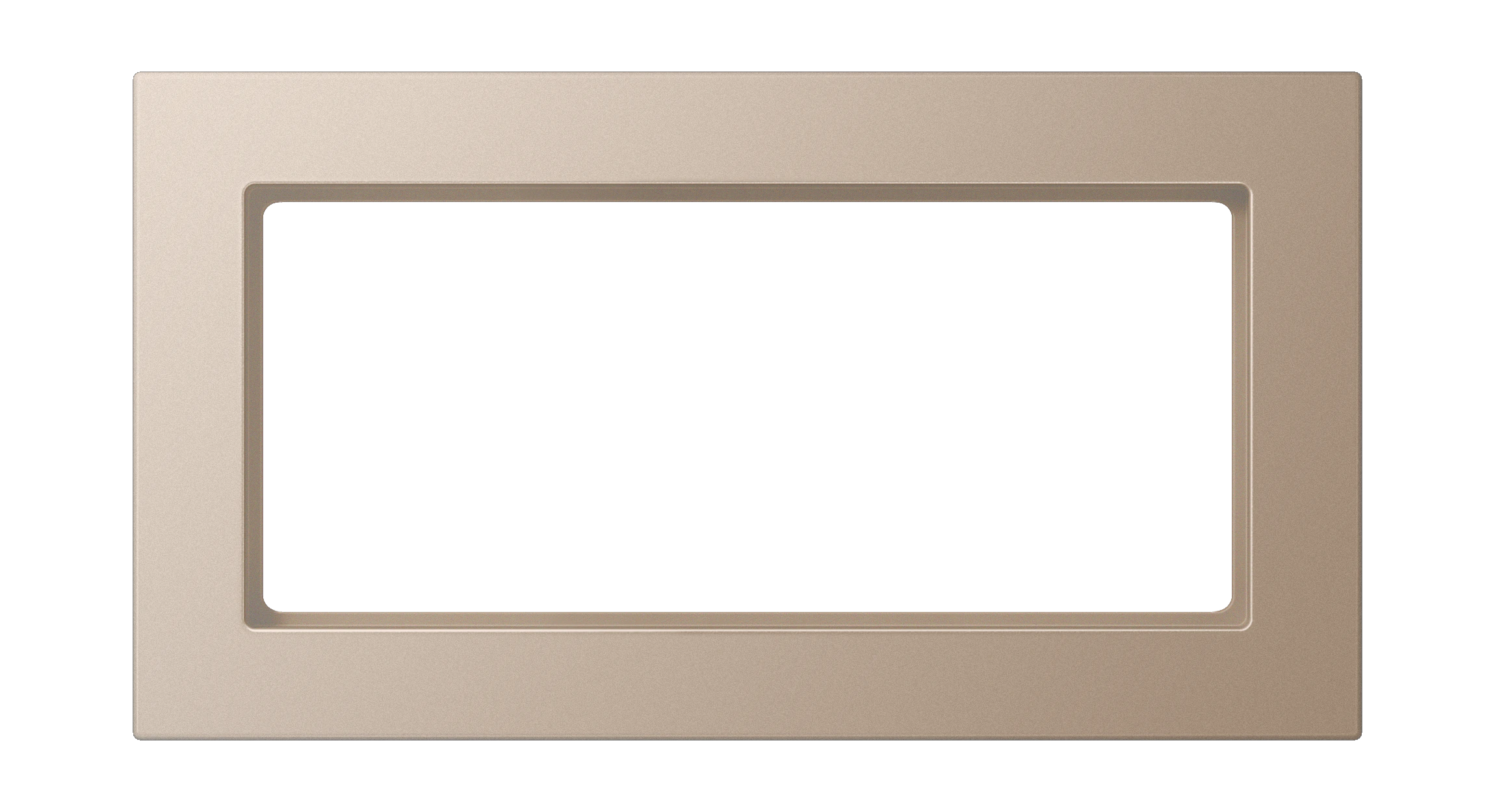 Frame, 2-gang without crossbar — JUNG A 550, Champagne, art. A5582-0BFCH