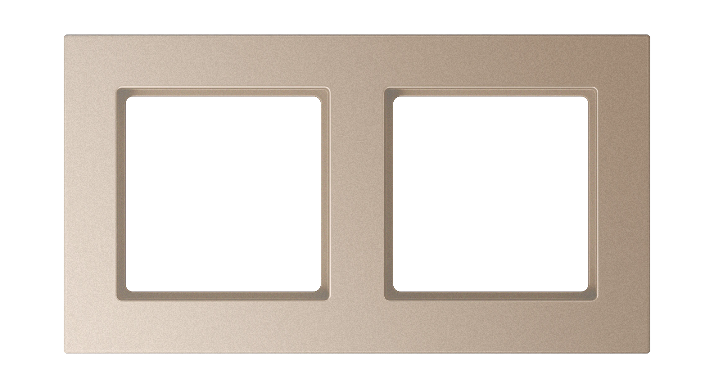 Frame for horizontal and vertical installation — JUNG A 550, Champagne, art. A5582BFCH