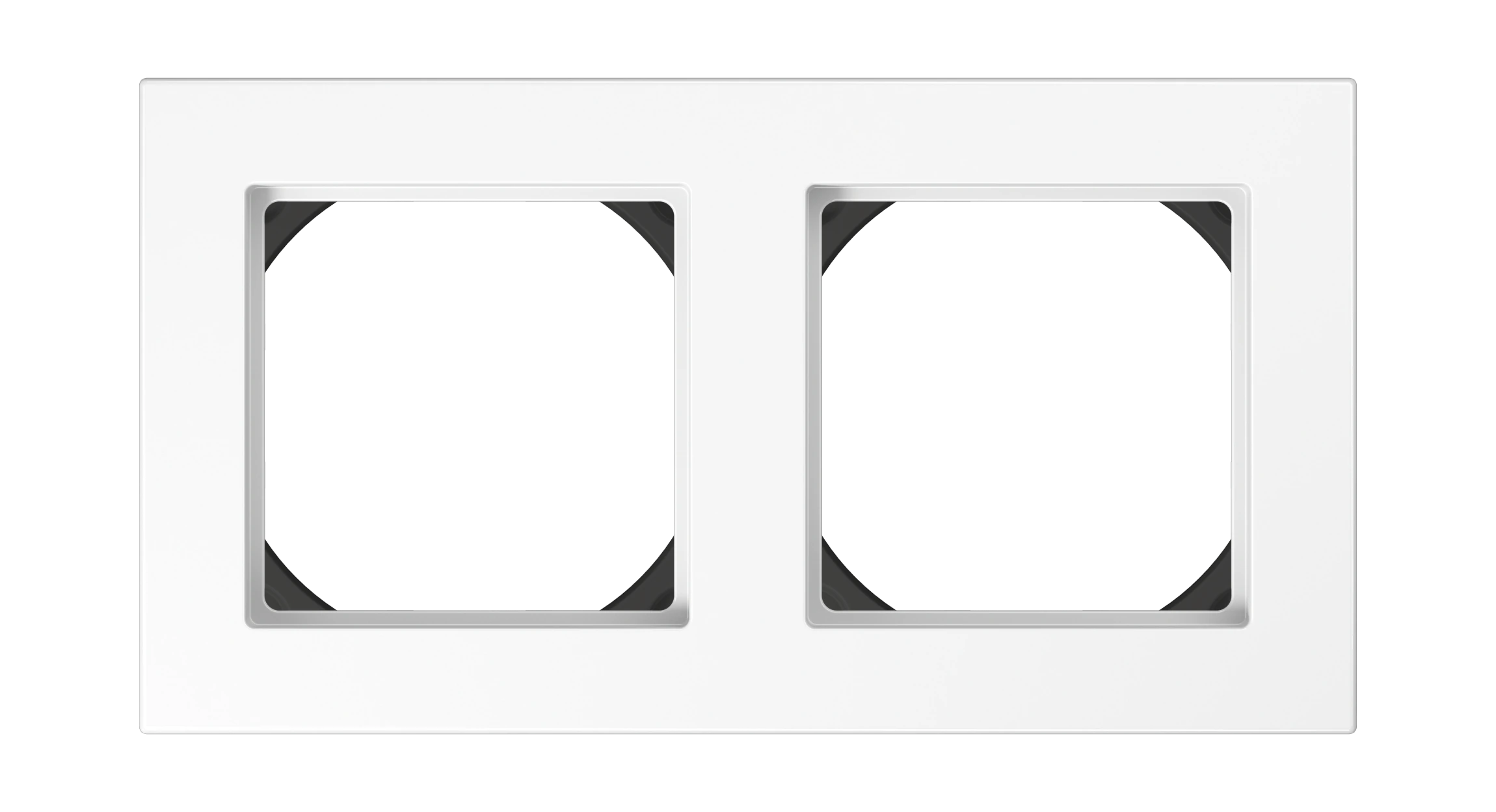 Frame 28 mm height above surface — JUNG A 550, White, art. A5582HBFWW