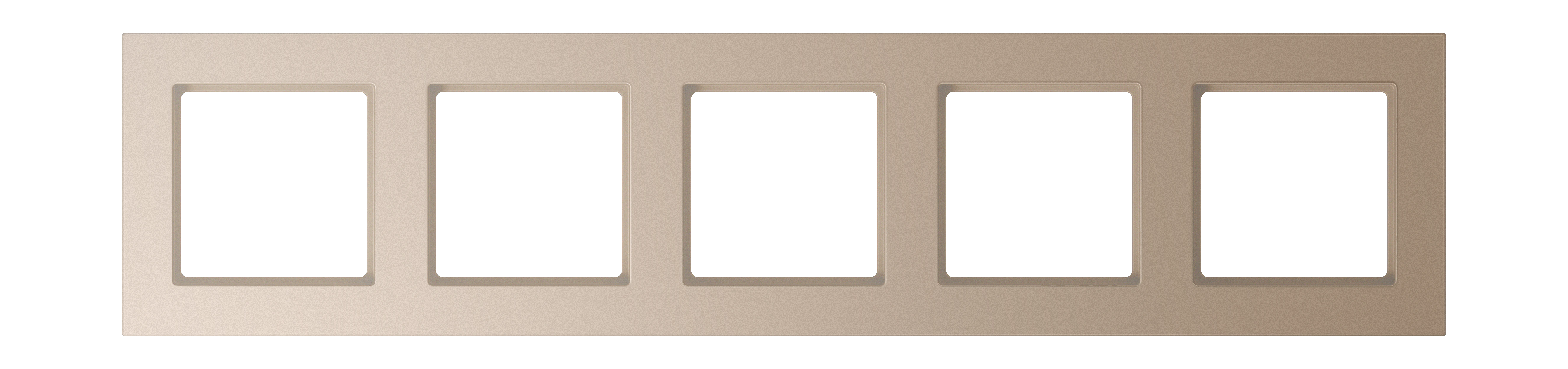 Frame for horizontal and vertical installation — JUNG A 550, Champagne, art. A5585BFCH